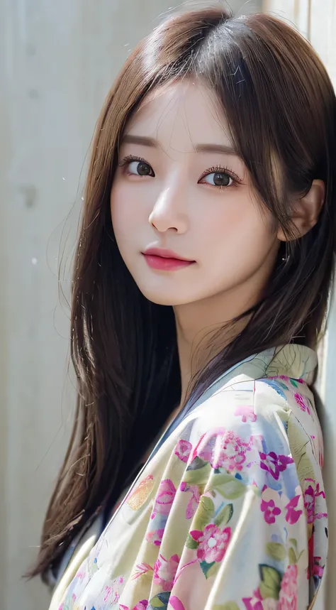 (Kimono)、(33yo)、、(top-quality,masterpiece:1.3,超A high resolution,),(ultra-detailliert,Caustics),(Photorealsitic:1.4,RAW shooting,)Ultra-realistic capture,A highly detailed,high-definition16Kfor human skin、 Skin texture is natural、、The skin looks healthy w...