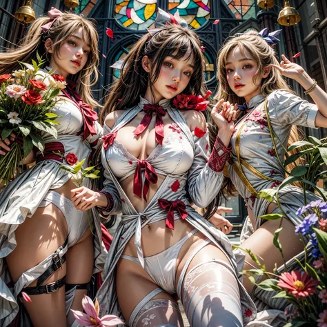 (NSFW:-0.9) . White and Red, (Dazzling colorful light pours down and reflects:1.2), (Physically-based Rendering with incredible detailed Textures), Award-winning Masterpiece of professional Analogue photograpy, (Realistic:1.2) and (((Hyper-Realism:1.37) wi...