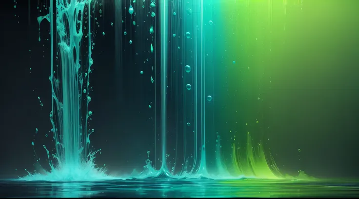 water,colorful,neon,watery,high resolution, high quality,neon color backgrounds, dark green, pastel green, green gradient, pastel blue