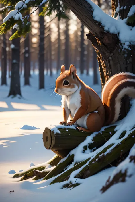 Squirrel, Le Pere Noël, nature