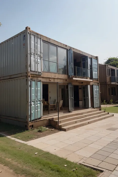 shipping container town houses in Accra Ghana and Kumasi 
luxury