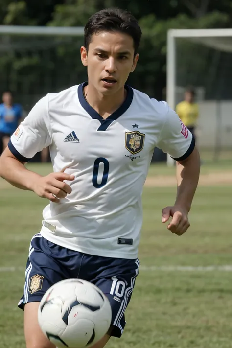 Cantor Manoel Gomes jogando futebol