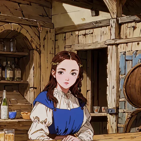 A medieval tavern keeper, portrait hd