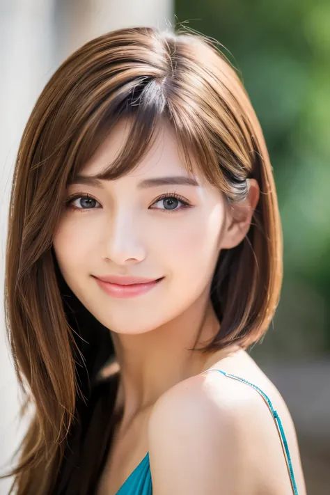 ((Best Quality, 8K, Masterpiece: 1.3)), 1 Girl, Slim Abs Beauty: 1.3, (Hairstyle Brown Hair Shortcut, ), Dress: 1.1, Super Slender Face, Delicate Eyes, Double Eyelids, Smile, Home, Raw Photo