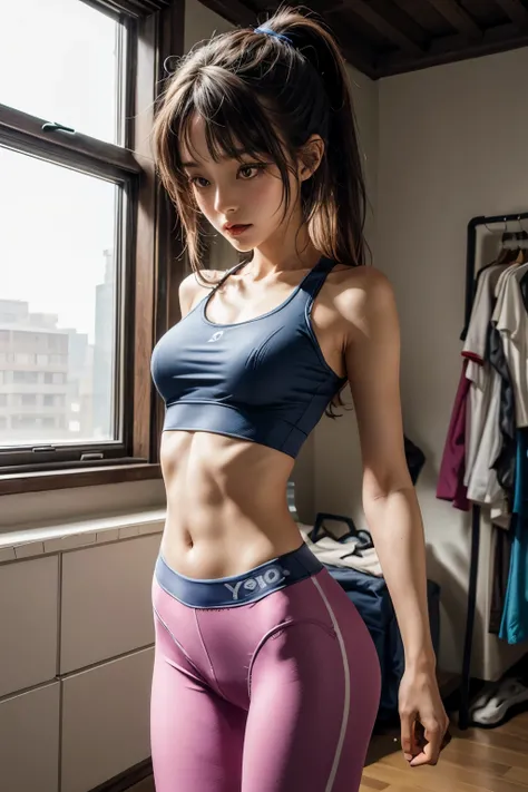 tiny model,skinny,babe,loli,sexy,colorful,sports wear,yoga