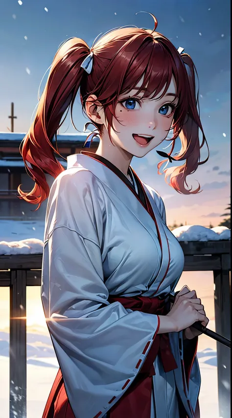 ((perfect anatomy, anatomically correct, super detailed skin)), 
1 girl, japanese, 16 years old, shiny skin, large breasts:0.5, looking up, watching the view, 
beautiful hair, beautiful face, beautiful detailed eyes, (middle hair:1.5, twintail:1.7), dark b...