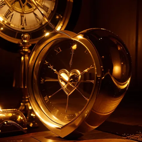 obra prima, perfection, the floating image of a heart with elements of a clock, figura ao cristianismo, Bible,  fotografia 3d. vetor