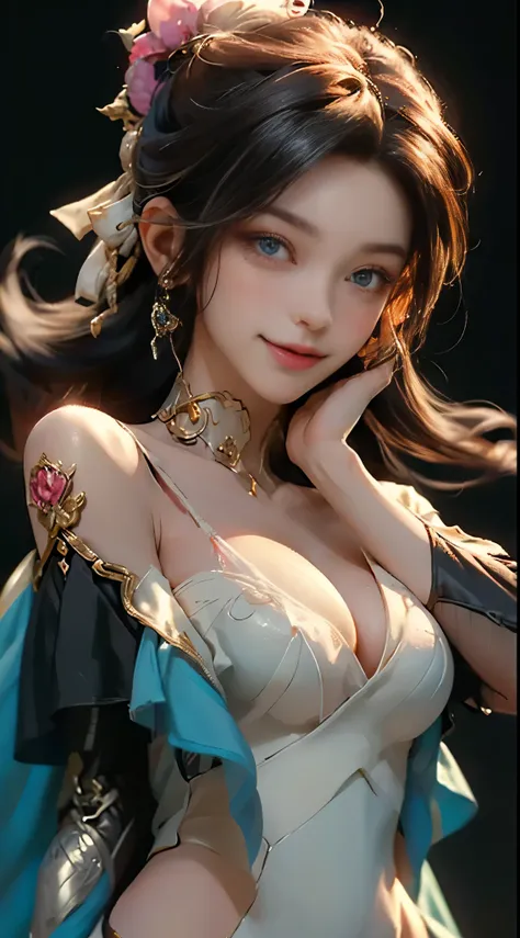 8K, Best Quality, Masterpiece, Ultra High Resolution, 1 Cyberpunk Girl, Beautiful Eyes and Face Details, Masterpiece, Best Quality, Upper Body, Master Work, Excellent Details, High Quality Painting Details, Breath-Breathing Absolute Beauty, Collarbone, Sle...