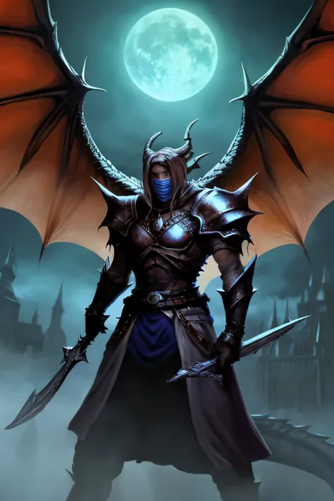 fantasy dragon knight male