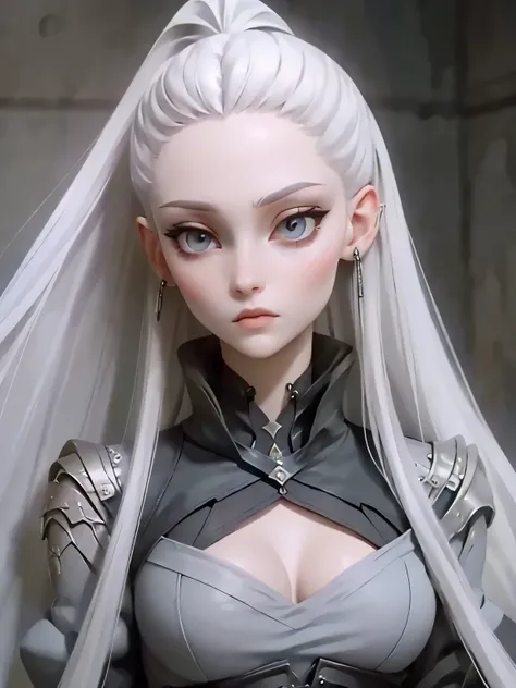 Manon is a young, extremely beautiful girl with fair skin. Long, moon white hair, ponytail and asymmetrical bangs, laid on one side, and eyes the color of pure silver. After meeting her people say, that she is the most beautiful woman, what have they ever ...