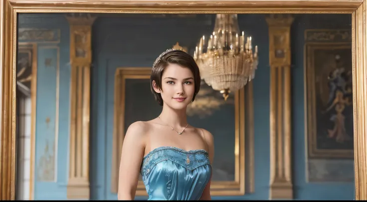 142
(a 20 yo woman,in the palace), (a hyper-realistic), (high-level image quality), ((beautiful hairstyle 46)), ((short-hair:1.4...