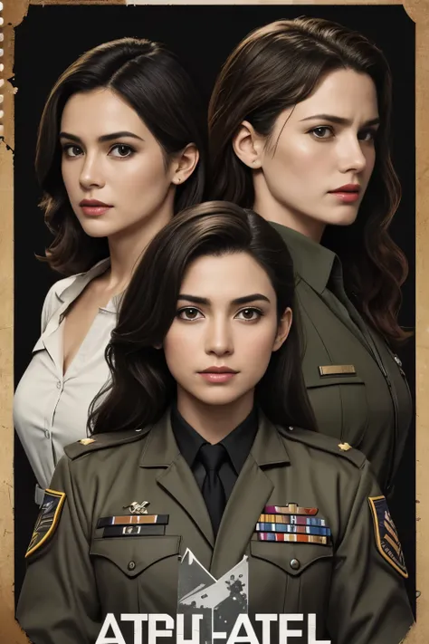 realistic,vestido educado,(fighter plane action and war movie poster),(film reference foundation: 1.8),realistic,general uniform...