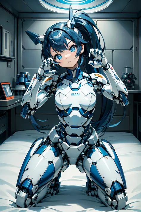 (((masterpiece))), (((Best Quality))), (((high quality))), (((beautiful))), (((8K))), (((highres))), (((absurdres))), (((exquisite))), (((Ultra high definition))), (((High resolution))) loli robot, (toddler:1.4), (Highly detailed and extremely complex mech...