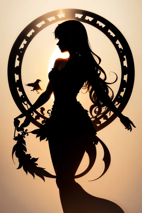 Silhouette Art, goddess