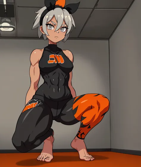 [bea], [pokemon], [uploaded to e621.net; (napalm_express)], ((masterpiece)), ((HD)), ((high res)), ((solo portrait)), ((full body)), ((front view)), ((feet visible)), ((detailed shading)), ((beautiful render art)), ((intricate details)), {anime girl; (dark...