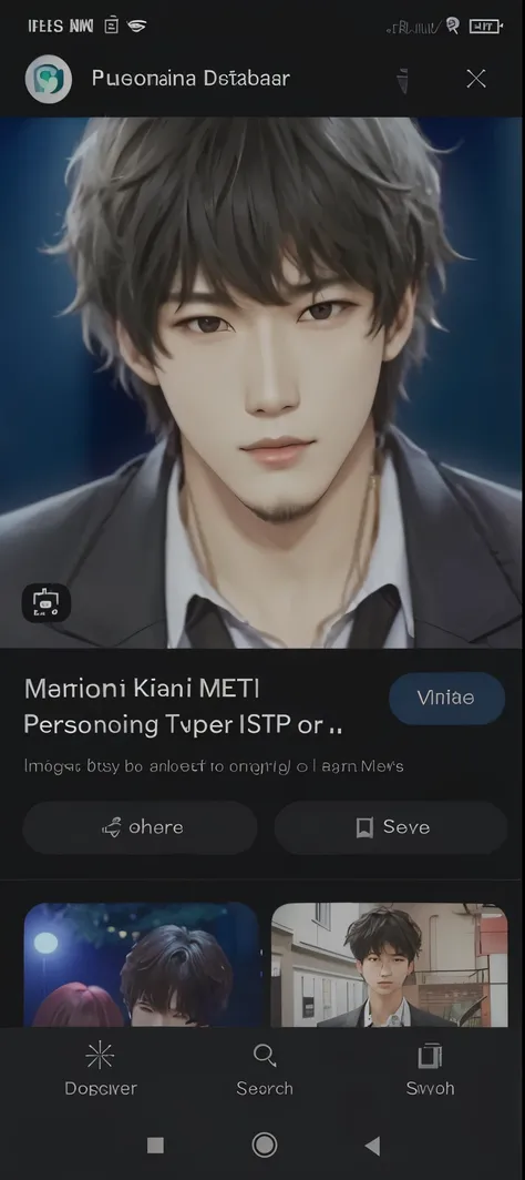 Realistic korean handsome boy