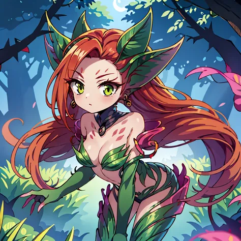 Zyra - Rise of the Thorns - League of Legends, cara seria, chibi, HD