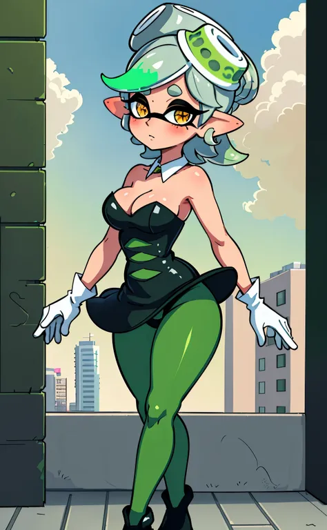 [marie], [splatoon], ((masterpiece)), ((hd)), ((high res)), ((beautiful render art)), ((solo portrait)), ((full body)), ((front ...