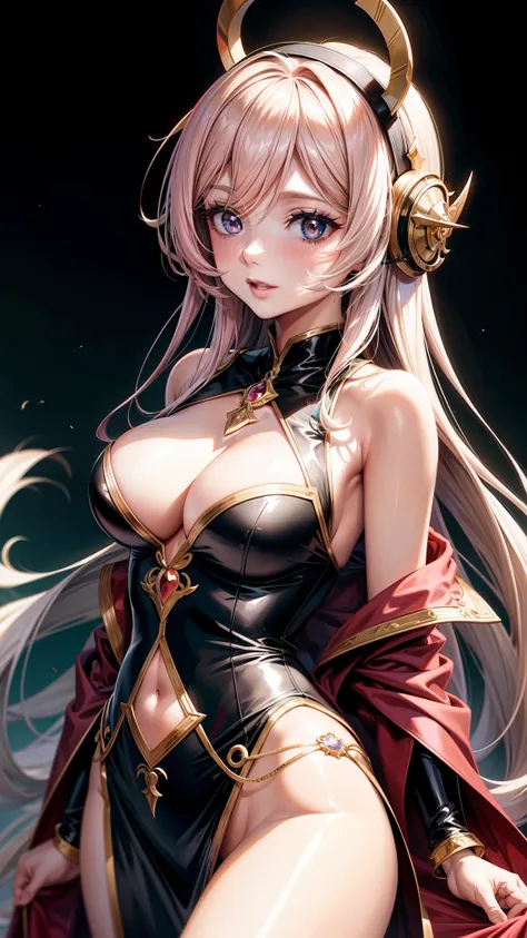 um close de uma mulher com uma roupa roxa com chifres, deusa dos animes, garota anime sedutora, linda mulher de anime sedutora, Arte digital detalhada de anime, Arte detalhada de alta qualidade 8k, artgerm extremamente detalhado, 2. arte de fantasia de ani...