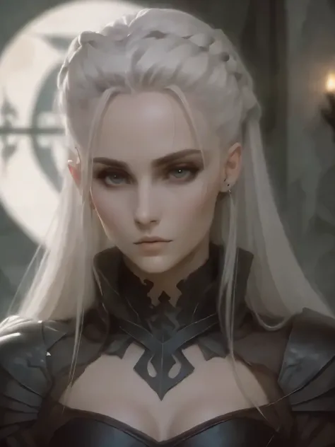 Manon is a young, extremely beautiful girl with fair skin. Long, moon white hair, ponytail and asymmetrical bangs, laid on one side, and eyes the color of pure silver. After meeting her people say, that she is the most beautiful woman, what have they ever ...