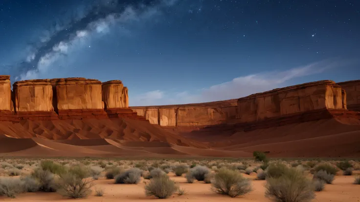 desert canyon at night --auto --s2