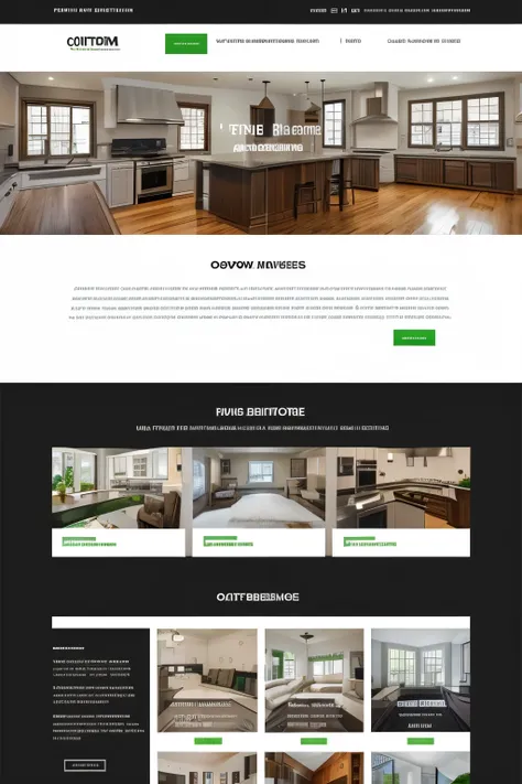 give me a home renovation website landing page