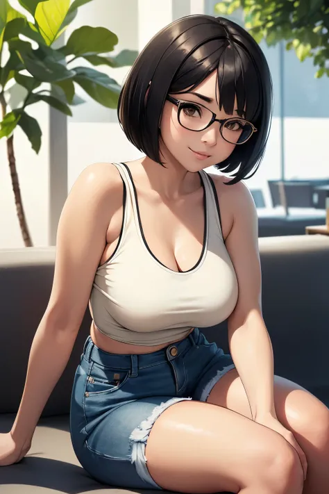 (extremely details CG, Unity, 8K Wallpaper extremely delicate and beautiful), (​masterpiece), (top-quality:1.0), (超A high resolution:1.0), ((perfect proportion shot:1.0)), beautiful vibrant lighting, realistic shadow, [high resolution], round cute face, ro...