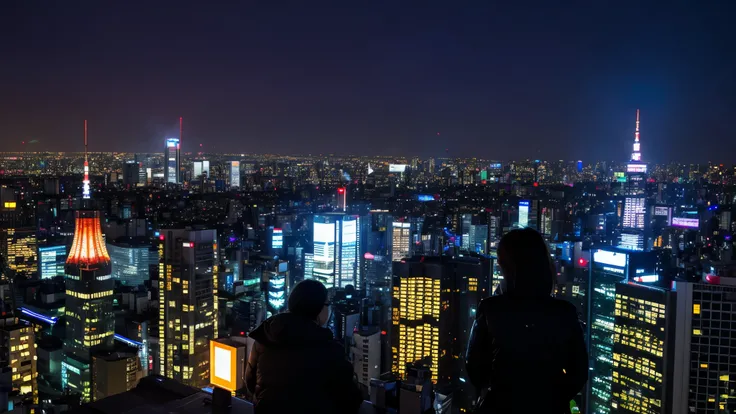 Tokyo night view、No Female、