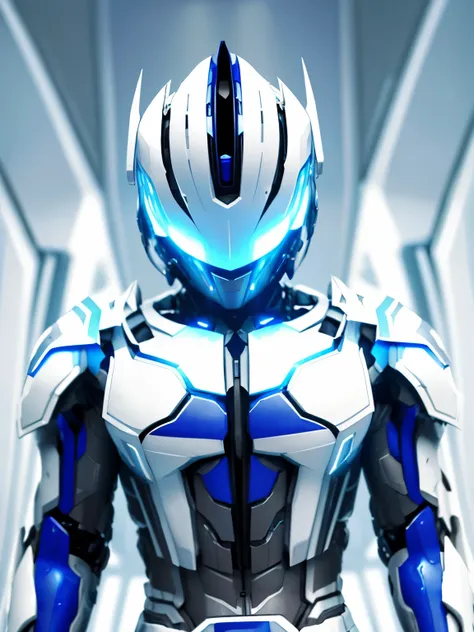 realistic,close-up of a robot with a futuristic look,special effects,symmetrical design,super high quality,depicted in every det...