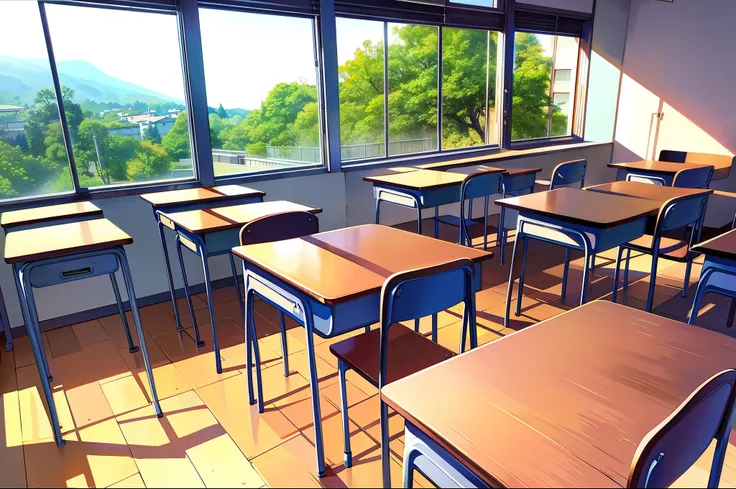 (maximum details:1.5+high resolution:1.2+anime style+anime characters+japanese style:1.2+wooden classroom background)+(classroom...