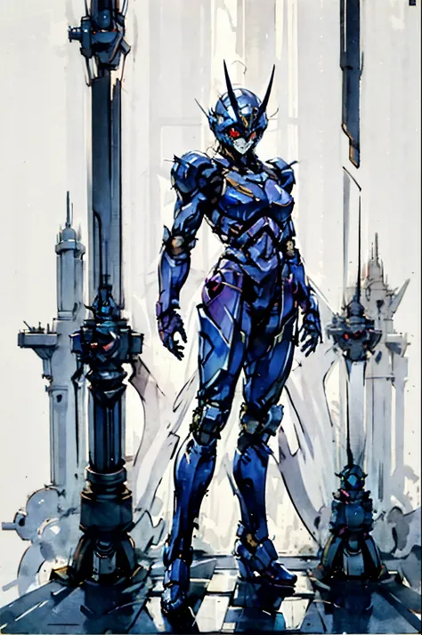 A superhero, a high-tech biotech battle suit, standing on a rooftop, looking over the city, Japanese tokusatsu and American comic style, biometallic texture of the suit, sleek and shiny, dynamic, metallic, sophisticated design, symmetrical face, extremely ...