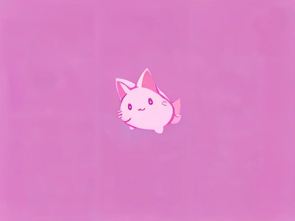 cute，pink background，wallpaper