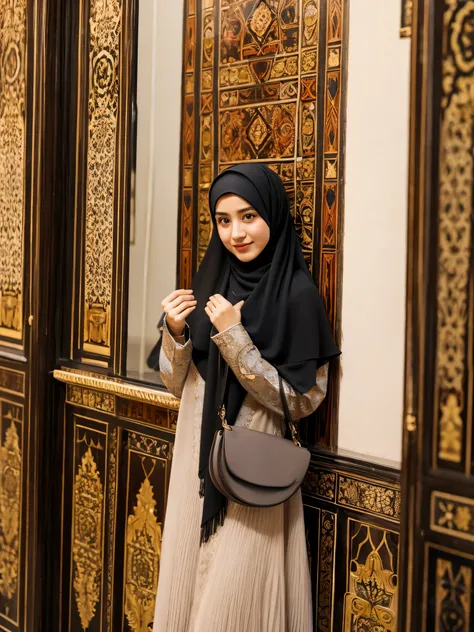 hijab, dress, venesia