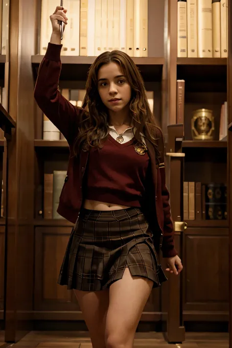 hermione granger, sexy, Howarts, skirt, piernas abiertas