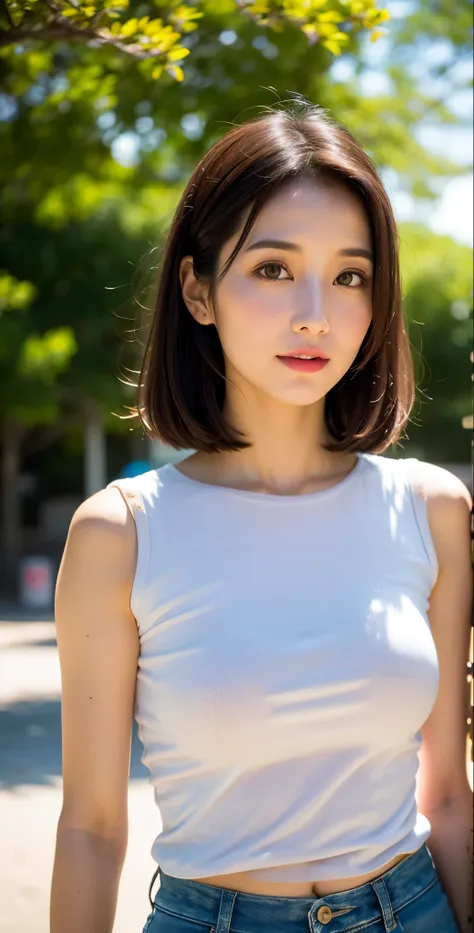 Extremely realistic，stand up straight，The most beautiful woman here，beach，4086kbit，Extreme details，The truth of the skin and the texture of the skin，Plenty of sunshine，Yua Mikami，，Yui Aragaki，Mitami Hamabe，Rei Honjo，Yu Namiki，Yu Shinoda，Upper body close-up...