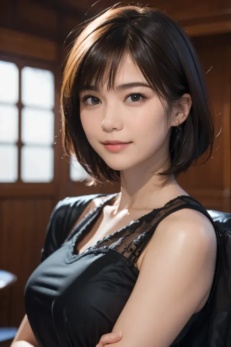 144
(20 year old woman,Are standing), (Super realistic), (high resolution), ((beautiful hairstyle 46)), ((short hair:1.46)), (gentle smile), (brest:1.1), (lipstick)
