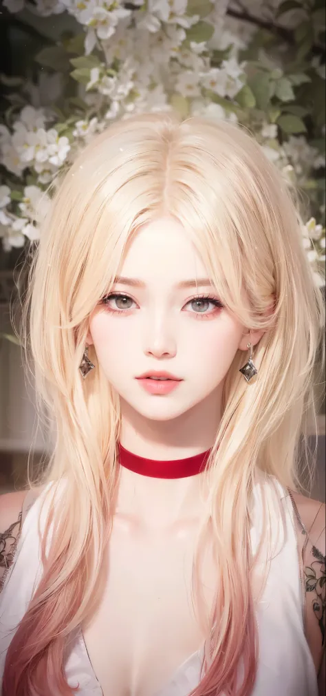 (8k, RAW photo, photorealistic:1.25) ,( lipgloss, eyelashes, glosace, glossy skin, best quality, ultra highres, depth of field, chromatic aberration, caustics, Broad lighting, natural shading, Kpop idol) looking at the audience With serenity and goddess-li...