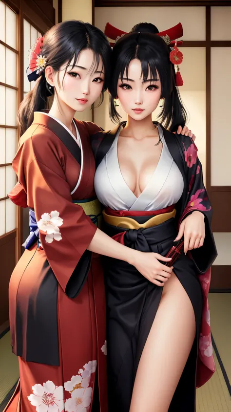 NSFW、最high quality、high quality、best image quality、8K、最High resolution、High resolution、最high quality、masterpiece、Depth of object being written、RAW photo、group photo、realistic atmosphere、(detailed face)、(fine hands、thumb１reference４)、(beauty of japan )、very ...