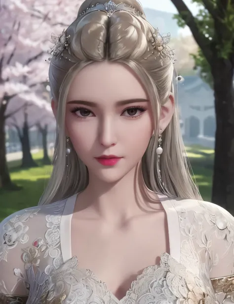 ultra realistic 8k cg, flawless, clean, masterpiece, professional artwork, famous artwork, cinematic lighting, cinematic bloom, perfect face, beautiful face, fantasy, dreamlike, unreal, science fiction,   lace, lace trim, lace-trimmed legwear, luxury, jewe...