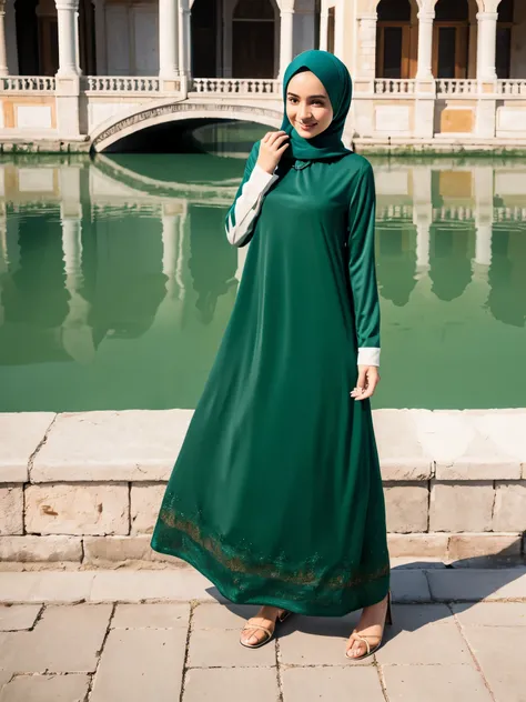 hijab, dress, venesia