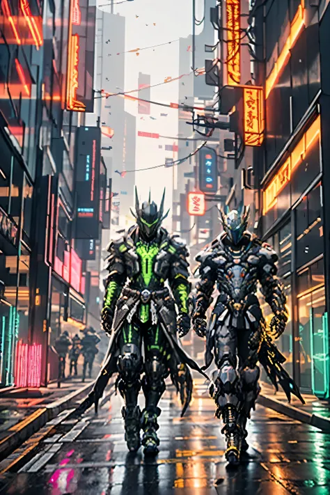 there a man in a black and green outfit with a backpack, cyberpunk streetwear, cyberpunk suit, cyberpunk street goon, cyberpunk wearing, cyberpunk techwear, muted cyberpunk style, has cyberpunk style, style of cyberpunk, wearing cyberpunk streetwear, cyber...