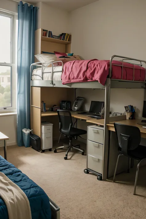 college dorm room