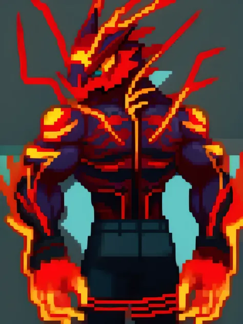 masterpiece, best quality, perfect anatomy, (detailed eyes:1.2), (Red Raptor), male, solo, cables as tenacles from back, glowing eyes, floating in air, digital_space, binary, glitchy, glitch creature, liquid, detailed background, Evil, Mischief, kemono, so...