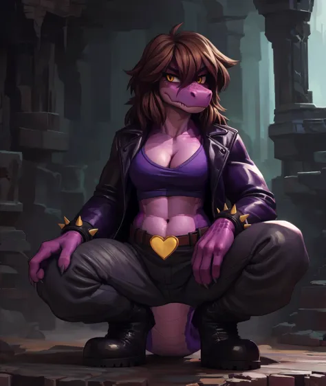 [susie], [deltarune], [uploaded to e621.net; (pixelsketcher), (wamudraws), (woolrool)], ((masterpiece)), ((hd)), ((high res)), (...