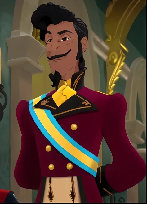 Look Exacrly like the original but African American French mustache and French goatee, and dreadlocks 57 years old and wrinkles and kinda elderly and dreadlocks 
