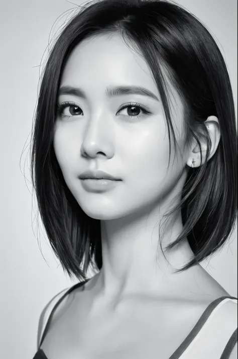 (best quality,ultra-detailed,realistic),(portraits),(black and white),(soft lighting),(japanese beautiful face),(detailed facial...