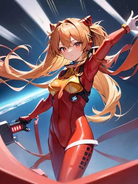 (Overhead view),dynamic angle,Super detailed, illustration, close up anus, straight, 1 girl, 
 ((Soulyu Asuka Langley, interface headset, Red bodysuit:1.4, blonde milf)),Her eyes shone like dream stars,(Shining eyes:1.233),(beautiful and detailed eyes:1.1)...