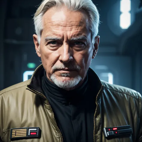 Male general, old man, sci-fi, Star wars