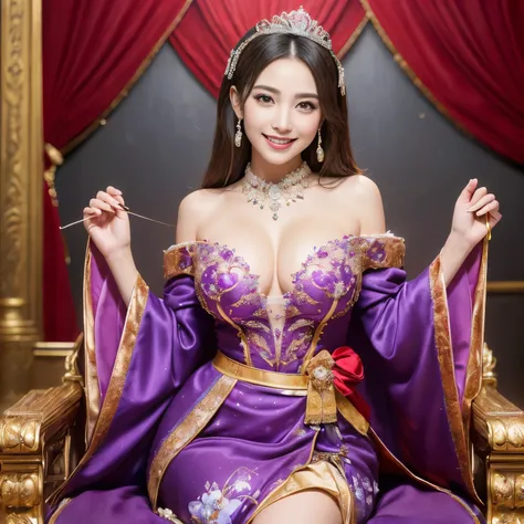 (((highest quality, debris flies, ultra high resolution、the most complex and detailed depiction、Awards, 8K、bright and vivid)))、((1 Japanese cute prostitute princess、Slim and toned waist、accurate anatomy、perfect human structure、Ultimate luxury with everythi...