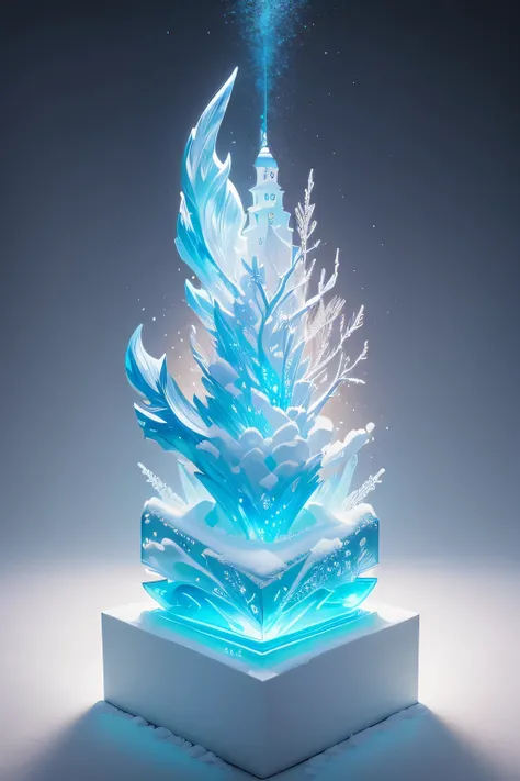 Ice sculpture model, Heilongjiang Province, Themed Chinese Dreams – Love of Ice and Snow, With the cultural characteristics of the new era, showing the development style of Heilongjiang Province in the new era, Animal models, creativity, beauty.  